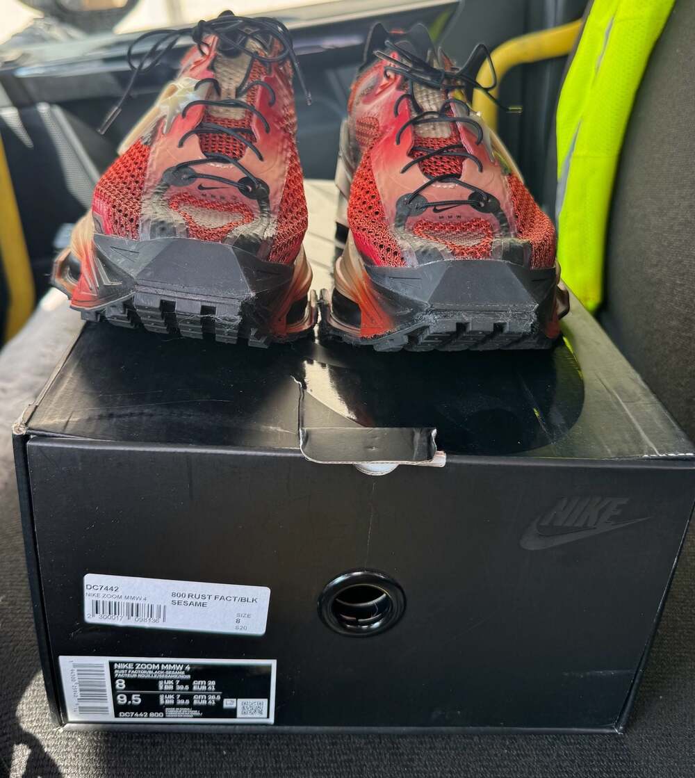 Nike Zoom MMW 4 Rust Factor/Black-Sesame Size 8